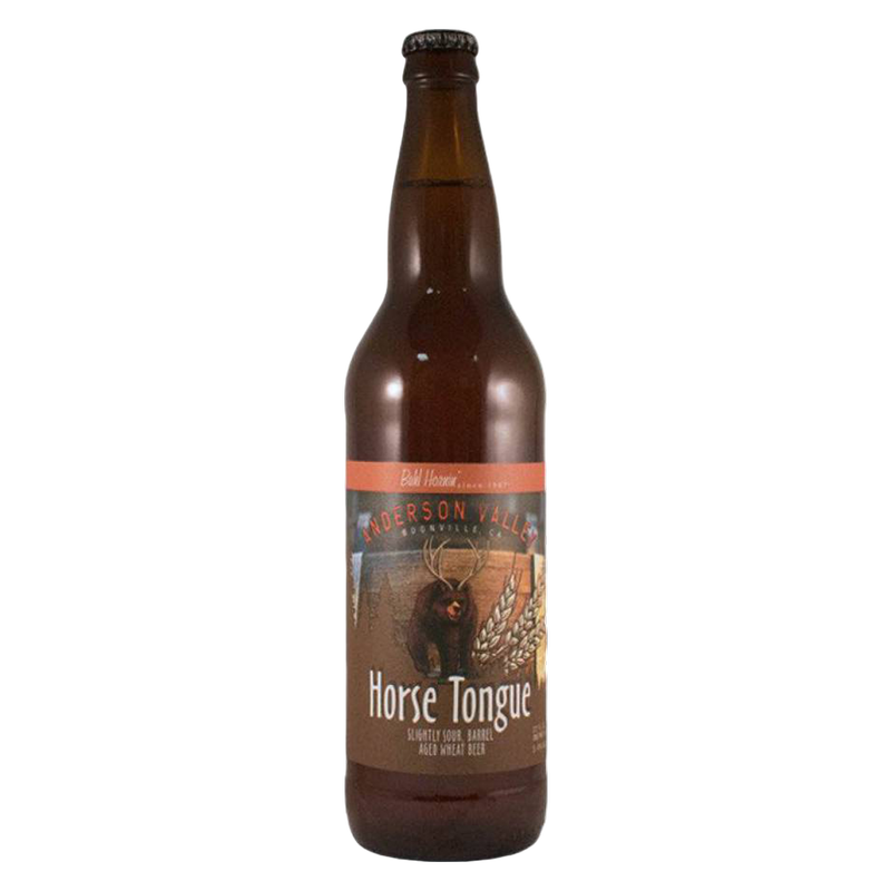 Anderson Valley Horse Tongue slightly Sour Wheat Beer Single 22oz Btl 5.3% ABV