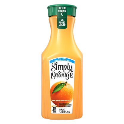 Simply Orange Juice With Calcium 46oz Btl