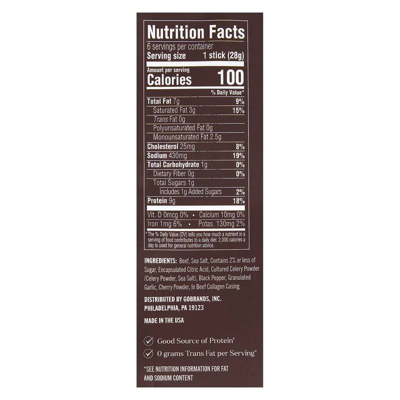 Basically Original Beef Stick, 1oz