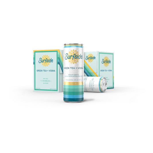 Surfside Green Tea Vodka 4pk 12oz Can