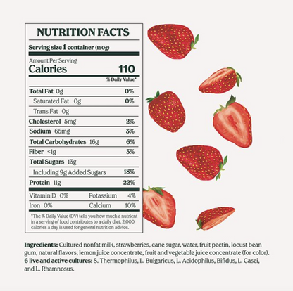 Chobani Strawberry on the Bottom Nonfat Greek Yogurt - 5.3oz