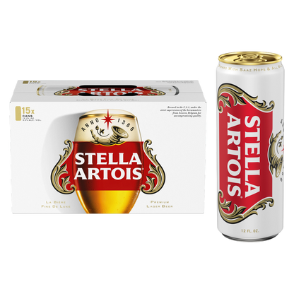 Stella Artois 15pk 12oz Can