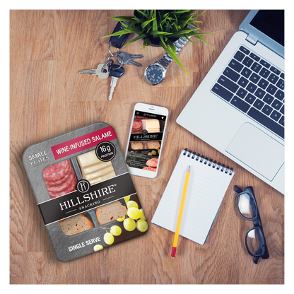 Hillshire Snacking Protein Small Plates Wine-Infused Salame & White Cheddar Cheese - 2.76oz