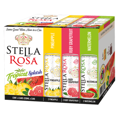 Stella Rosa Tropical Splash Variety Pack 6pk 250ml Can