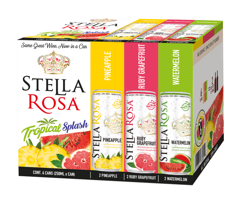 Stella Rosa Tropical Splash Variety Pack 6pk 250ml Can