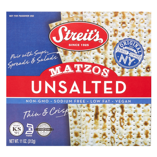 Streit's Unsalted Matzo 11oz
