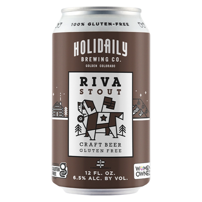 Holidaily Brewing Co. Riva Stout Gluten Free 4pk 12oz Cans