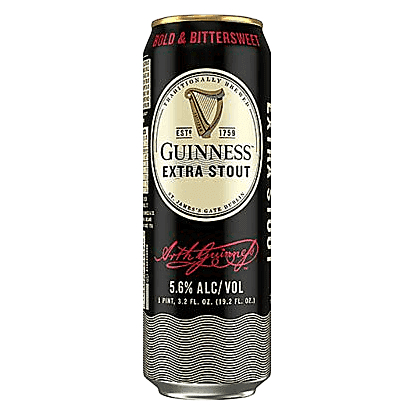 Guinness Extra Stout Single 19.2oz Can 5.6% ABV