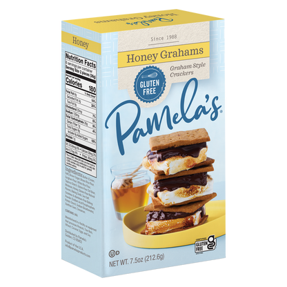 Pamela's Gluten Free Honey Grahams 7.5oz box