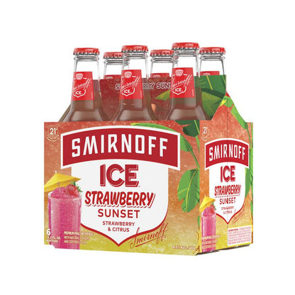 Smirnoff Ice Strawberry Sunset 6pk 11.2oz Bottle
