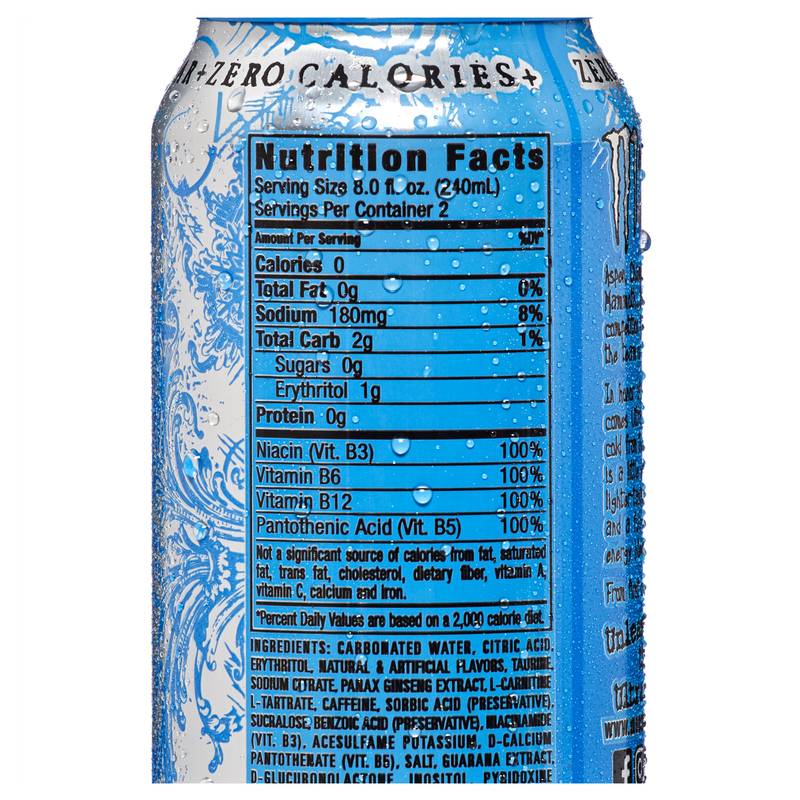 Monster Energy Ultra Blue 16oz Can