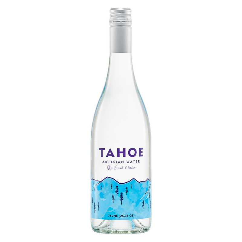 Tahoe Artesian Spring Water 750ml Glass Bottle