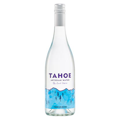 Tahoe Artesian Spring Water 750ml Glass Bottle