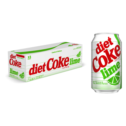 Diet Coke Lime 12pk 12oz Can