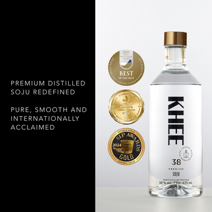 KHEE 38 Premium Soju 375ml (76 Proof)