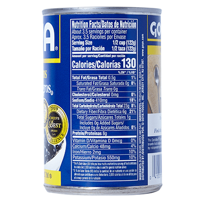 Goya Black Beans 15.5oz