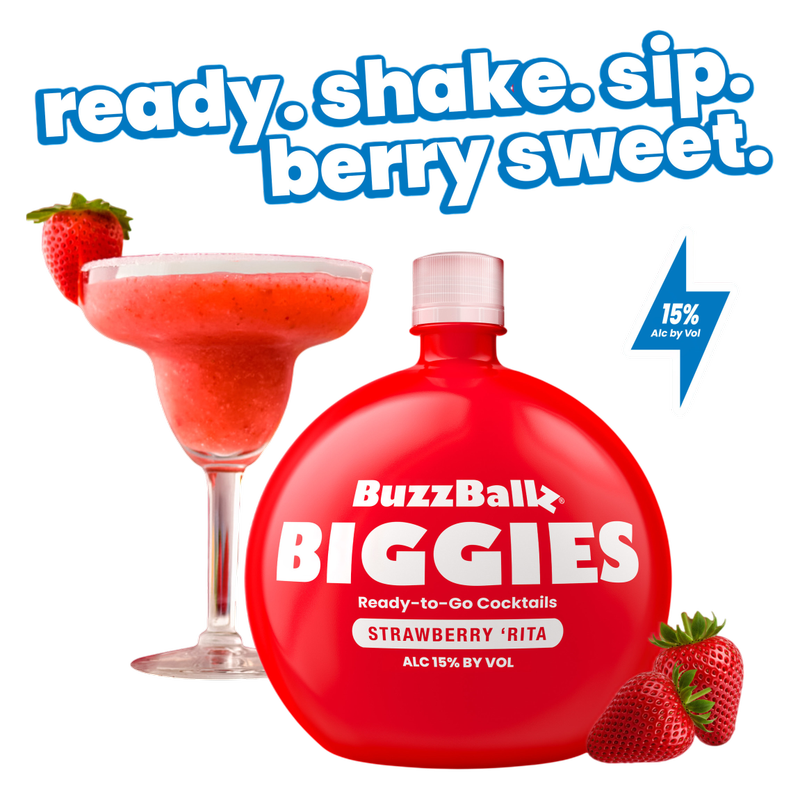 Buzzballz Biggies Chillers Strawberry 'Rita 1.5L 15% ABV