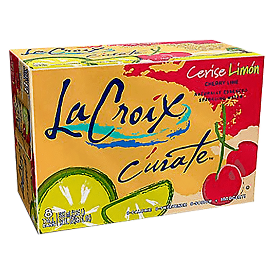 La Croix Curate Cherry-Lime Sparkling Water 8pk 12oz Can