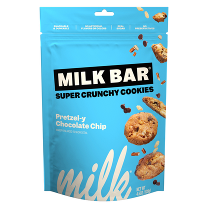 Milk Bar Crunchies Pretzel-y Chocolate Chip Cookies 4.5oz
