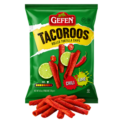 Gefen Tacoroos Chili Lime Tortilla Chips, 9.5oz