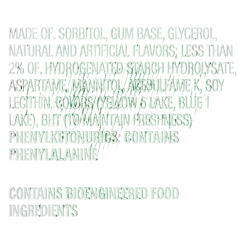 5 GUM Spearmint Rain Sugar Free Chewing Gum, Five Gum, 35 Stick Pack