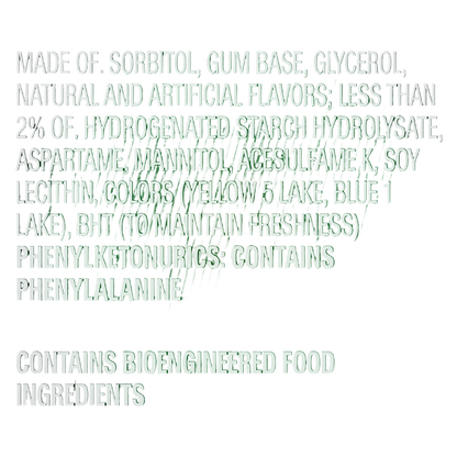 5 GUM Spearmint Rain Sugar Free Chewing Gum, Five Gum, 35 Stick Pack