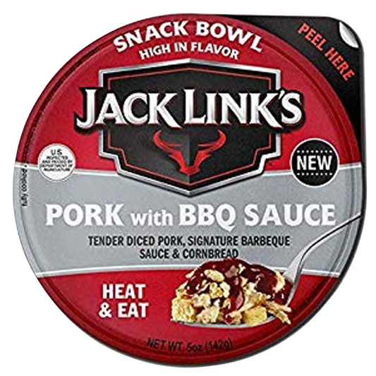 Jack Link's Pork with BBQ Sauce Bowl 5oz