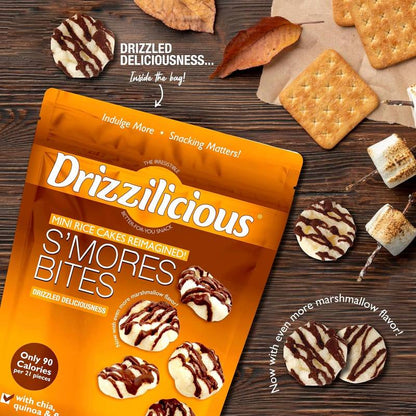 Drizzilicious S'more Drizzled Mini Rice Cake, 4oz