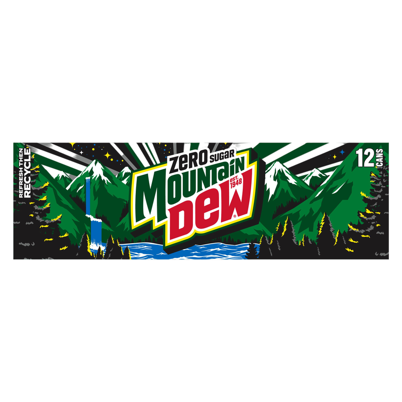 Mountain Dew Zero 12pk 12oz Can
