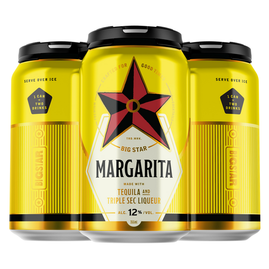 Big Star Margarita 4pk 12oz Can 12% ABV