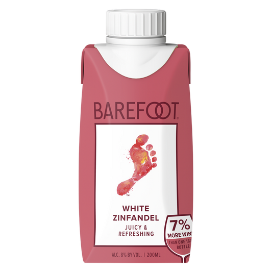 Barefoot White Zinfandel 200ml Tetra