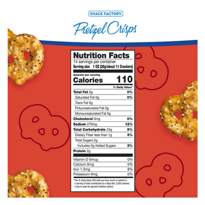 Snack Factory Everything Pretzel Crisps 14oz