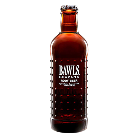Bawls Guarana Root Beer 10oz Glass Bottle