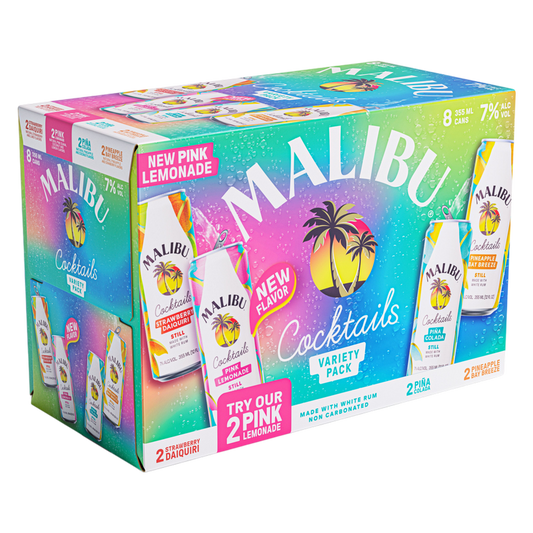 Malibu Cocktails Variety Pack 8pk 12oz Can