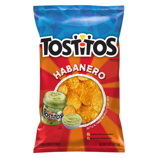 Tostitos Habanero Bite-Size Rounds Tortilla Chips 11oz