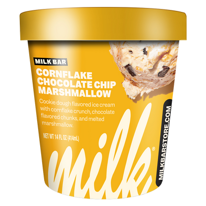 Milk Bar Cornflake Chocolate Chip Marshmallow Ice Cream Pint