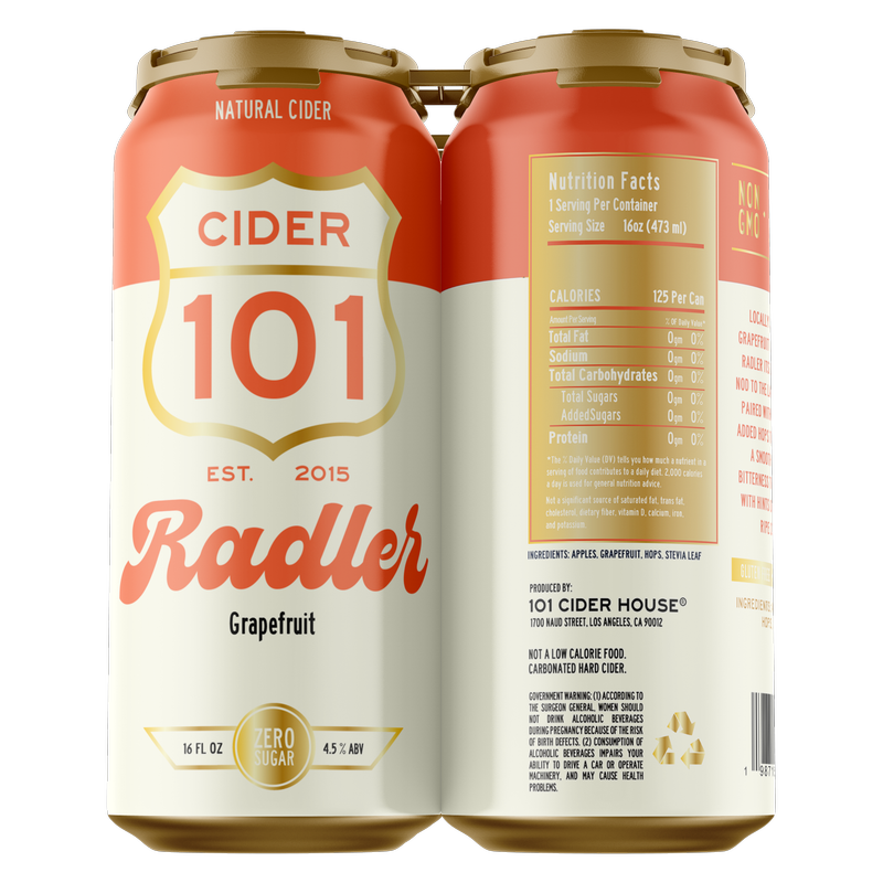 101 CIDER RADLER 4PK 16OZC