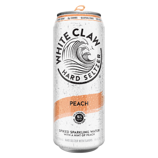 White Claw Peach Single 19.2oz Can 5% ABV