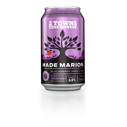 2 Towns Made Marion Cider 6pk 12oz Can 6.0% ABV
