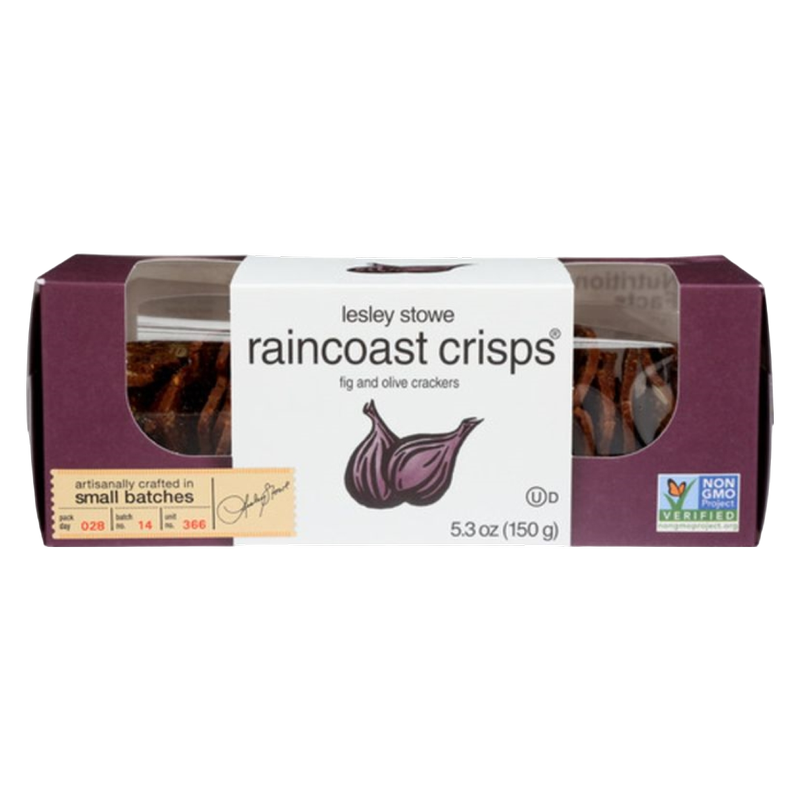 Raincoast Fig & Olive Oil Crisps 5.3oz