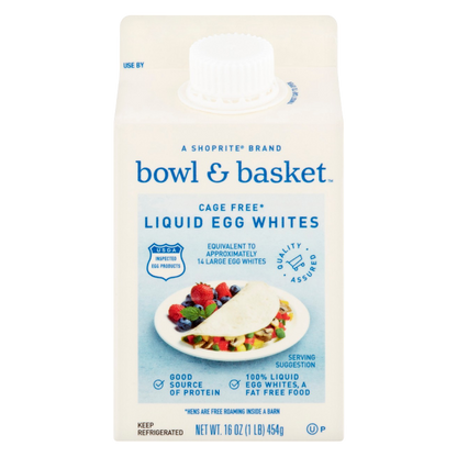 Bowl & Basket Cage Free Liquid Egg Whites - 16 oz