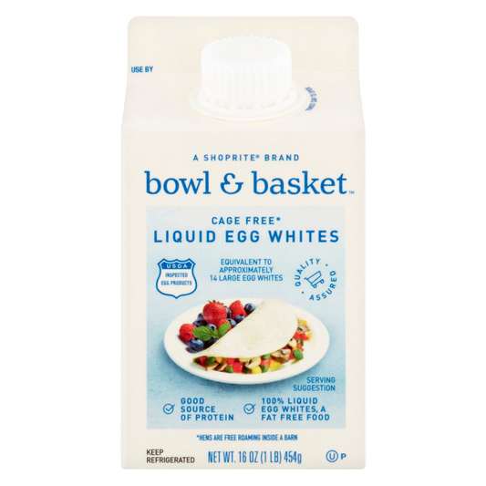 Bowl & Basket Cage Free Liquid Egg Whites - 16 oz