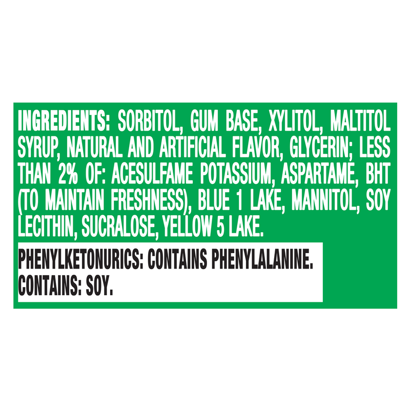 Trident Spearmint Gum 28ct