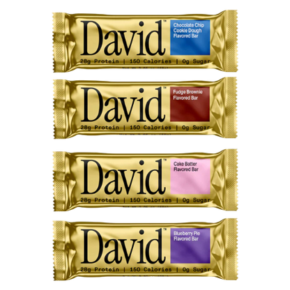 David Protein Bar Sample Pack