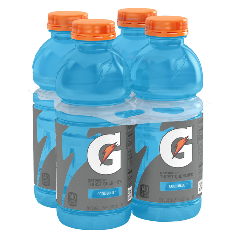 Gatorade Thirst Quencher Cool Blue 4pk 20oz Btl