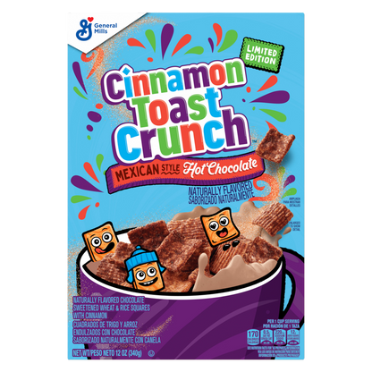 General Mills Mexican Style Hot Chocolate Toast Crunch Cereal