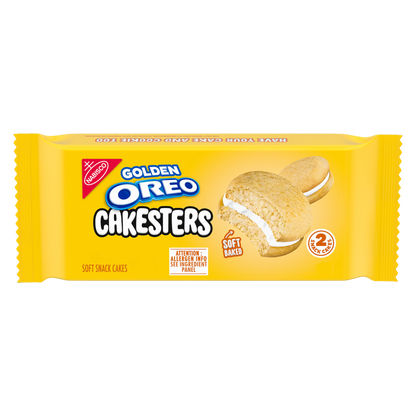 OREO Golden Cakesters Soft Snack Cakes, 10.1oz