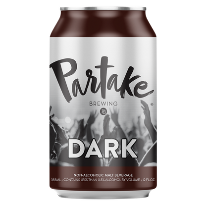 Partake Brewing Dark Non-Alcoholic 6pk 12oz Can 0.5% ABV