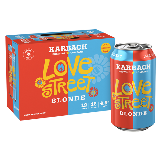 Karbach Brewing Love Street Blonde 12pk 12oz Can 4.9% ABV