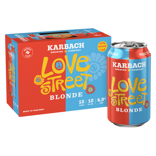Karbach Brewing Love Street Blonde 12pk 12oz Can 4.9% ABV